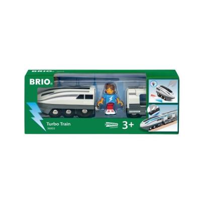 Train électrique Brio - Locomotive à piles super rapide (26x10x6 cm)