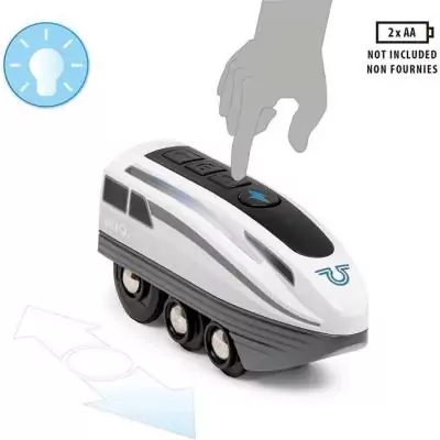 Train électrique Brio - Locomotive à piles super rapide (26x10x6 cm)