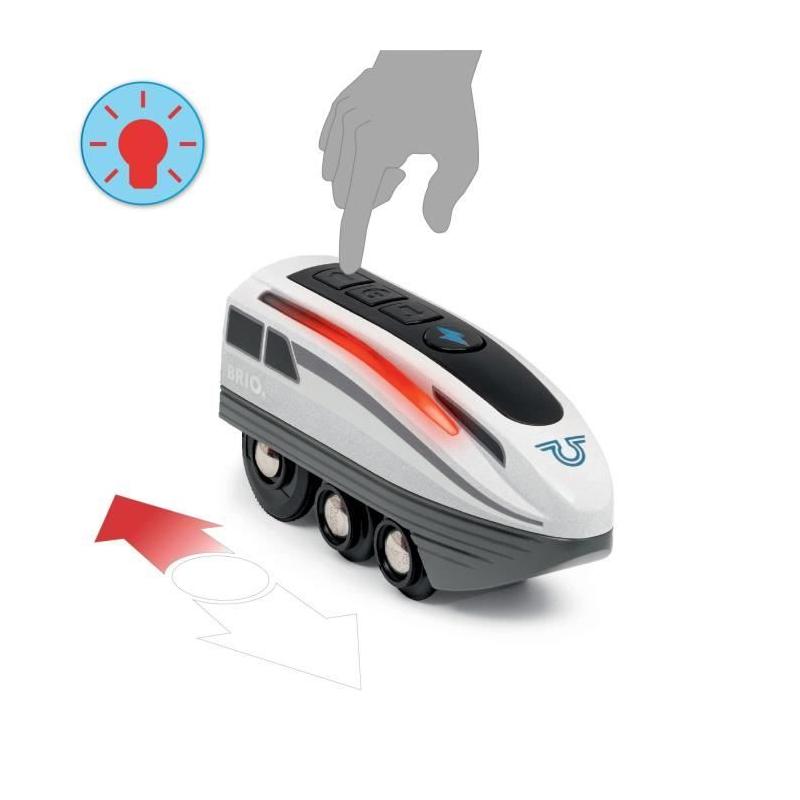 Train électrique Brio - Locomotive à piles super rapide (26x10x6 cm)