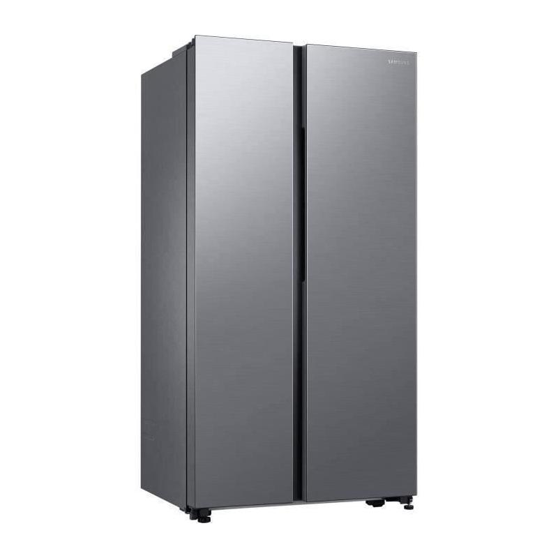 Réfrigérateur Américain Samsung 2 portes 650L Classe E - Argent Mat