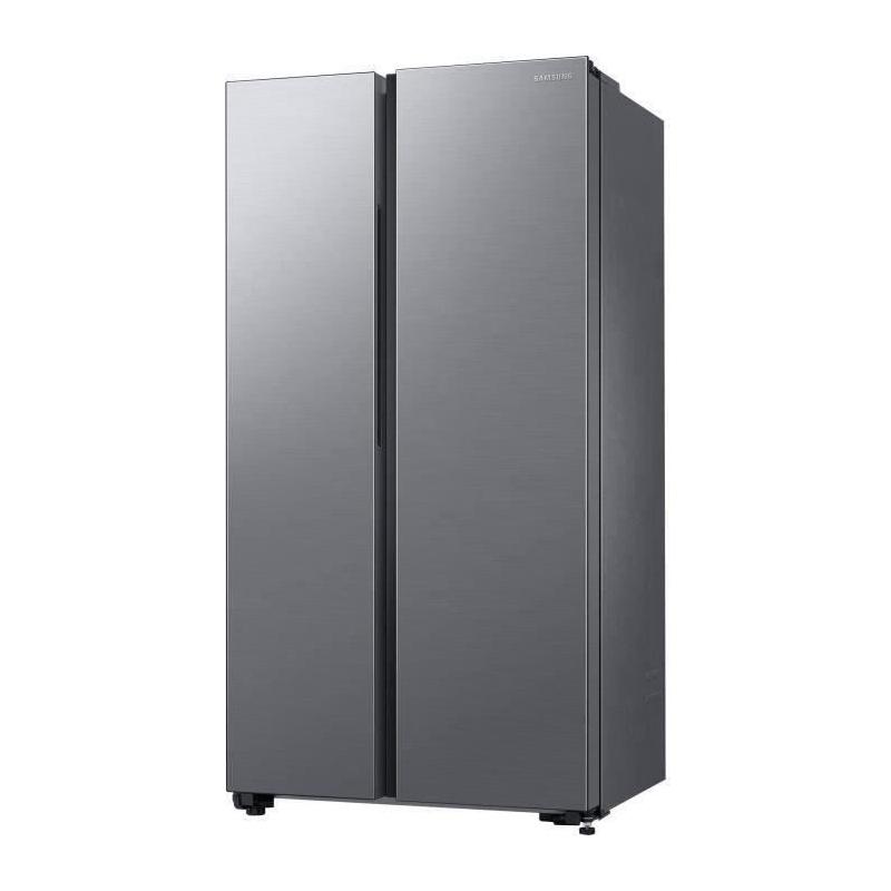 Réfrigérateur Américain Samsung 2 portes 650L Classe E - Argent Mat