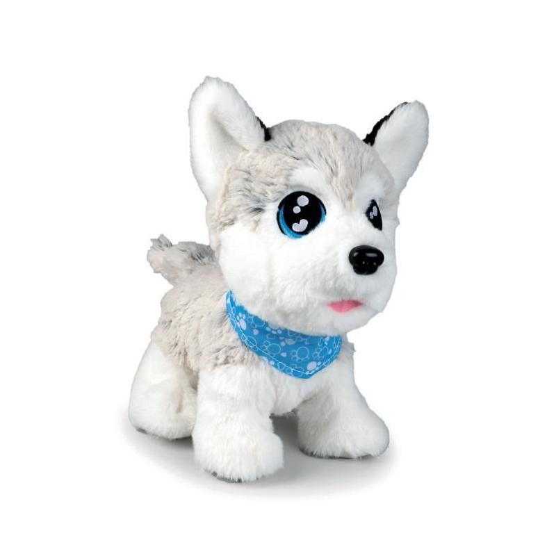 Peluche Chi Chi Love Husky interactif - 30cm - 12 commandes vocales