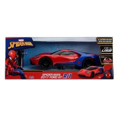 Voiture Ford GT Spiderman radiocommandée 1/16 - Simba Dickie Group, 39x16x16 cm