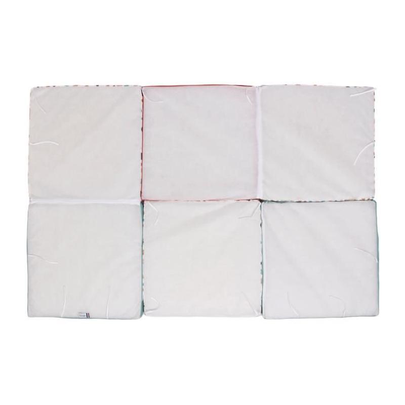 Maxi tapis d'éveil Malin TINEO 5-en-1 - Géométrique / Animaux rigolos