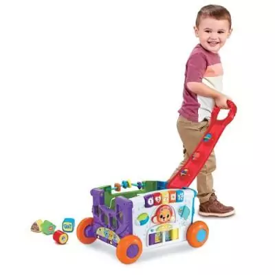 Super Chariot Interactif Multi-Activités Vtech - Dimensions du Colis: 38x49x13 cm