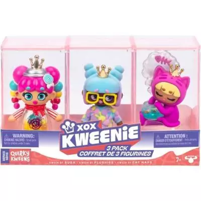 Pack de poupées XOX KWEENIE - Série Quirky - 3 poupées 13 cm