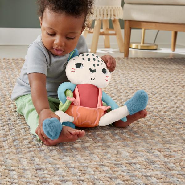 Fisher-Price-Uncia, mon Léopard des Neiges-Jouet d'éveil pour bébé HKD64