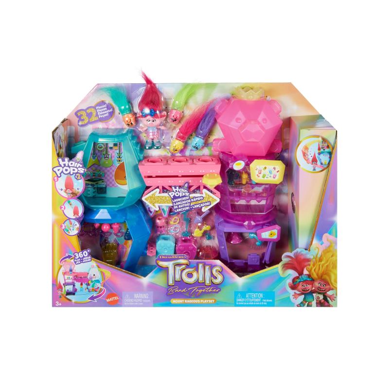 Mattel Dreamworks – Les Trolls 3 – Coffret Mont Rageous