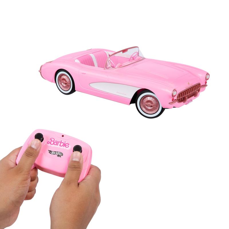 Hot Wheels R C HOT WHEELS-CORVETTE BARBIE RADIOCOMMANDÉE