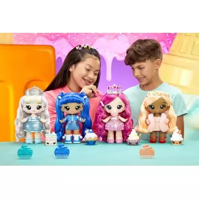 MGA Entertainment Yummiland Large Doll + Lipgloss Pet- Rory Blueberry