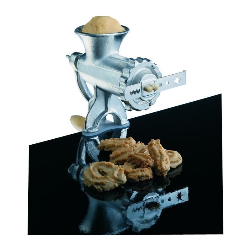 Hachoir manuel en fonte - BAUMALU N°8 avec accessoires pâtisserie