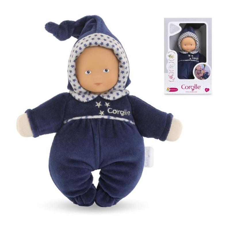 Mon Doudou Corolle Babidoux Marine Reves d'Etoiles - 20cm - Idéal dès la Naissance