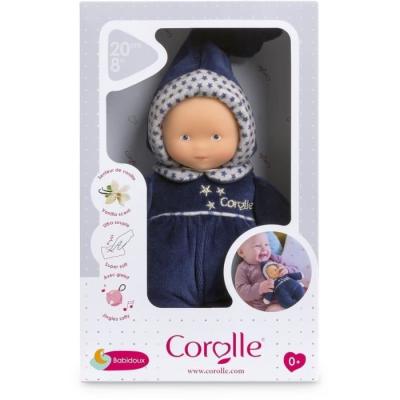 Mon Doudou Corolle Babidoux Marine Reves d'Etoiles - 20cm - Idéal dès la Naissance