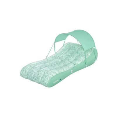 Matelas gonflable de piscine BESTWAY avec auvent - Confort et détente