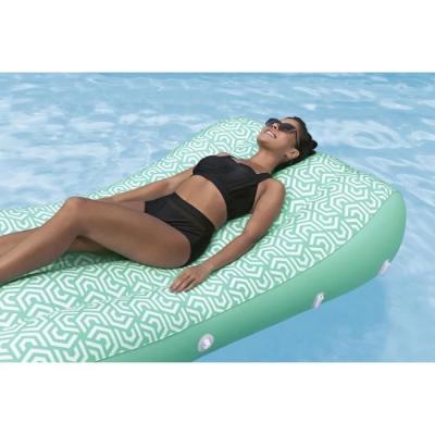 Matelas gonflable de piscine BESTWAY avec auvent - Confort et détente
