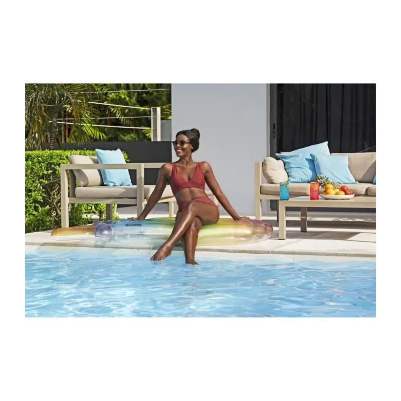 Matelas gonflable de piscine - BESTWAY - Compact et confortable