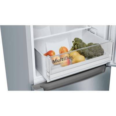 Réfrigérateur combiné BOSCH - KGN33NLEB - Classe E - 282 L - Inox