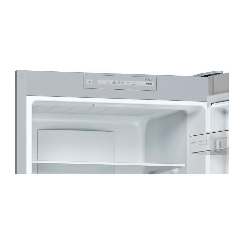 Réfrigérateur combiné BOSCH - KGN33NLEB - Classe E - 282 L - Inox