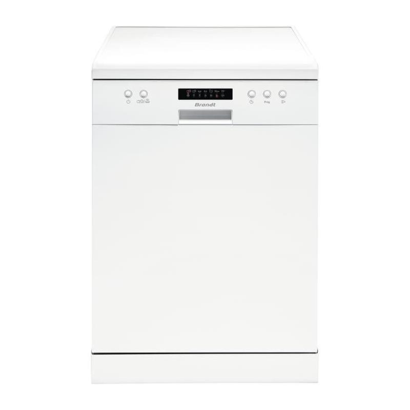 Lave-vaisselle pose libre BRANDT LVC337W - 13 couverts - Blanc