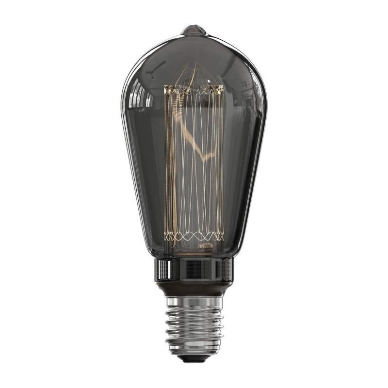 Ampoule LED E27 CALEX GLASSFIBER RUSTIC ST64 - Intensité variable - Titanium