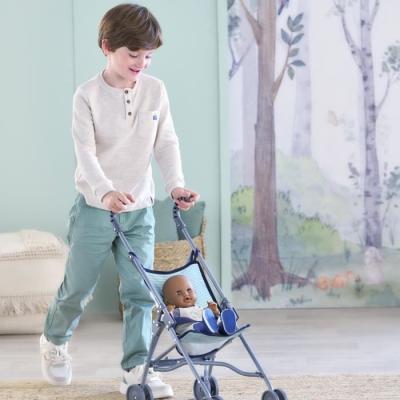 Poussette canne sauge pour poupons COROLLE - Légère et pliable