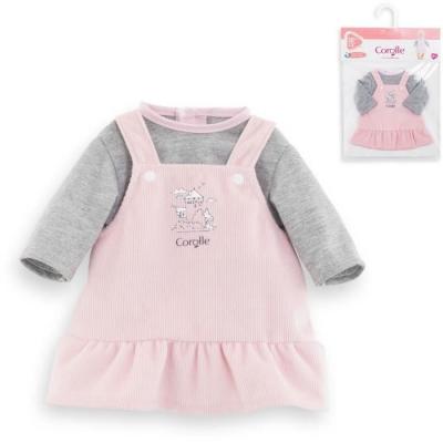 Ensemble Robe et T-Shirt Bords de Loire pour Poupon 30cm