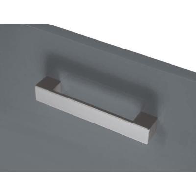 Meuble bas de cuisine 60 cm avec plan de travail - Gris Brillant