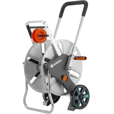 Dévidoir métal sur roues CleverRoll L Easy GARDENA - Pour grand jardin