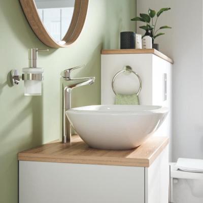 Robinet vasque chromé GROHE Swift - Taille XL - Économie d'eau
