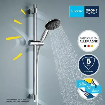 Ensemble de douche GROHE Vitalio Start 110 - Economie d'eau