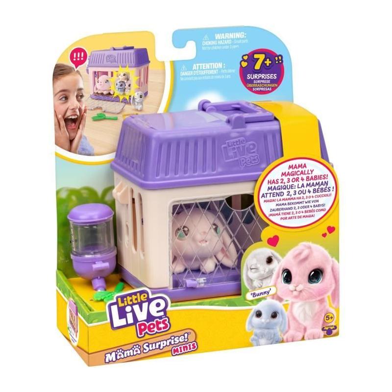 Set de jeu - LITTLE LIVE PETS - Mama Surprise Lapins - Adorables bébés et accessoires