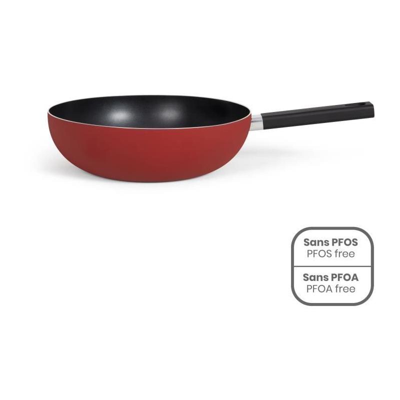 Wok Premier Chef 32 cm - Antiadhésif sans PFOA ni PFOS