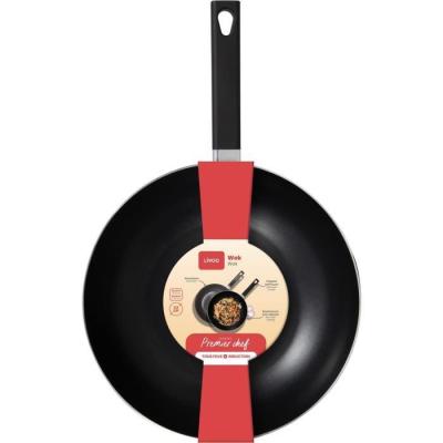 Wok Premier Chef 32 cm - Antiadhésif sans PFOA ni PFOS - Manche silicone