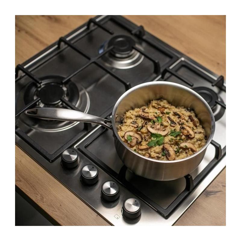 Casserole en acier inoxydable 20cm - LIVOO - Fabriqué en France