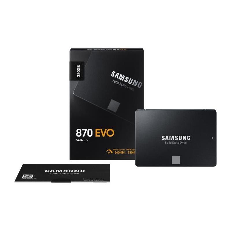 SSD Interne SAMSUNG 870 EVO 2 To - Performances exceptionnelles