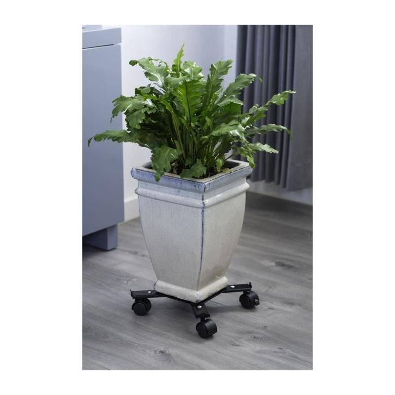 Support de pot roulant extensible - NATURE - 4 branches - 100 kg