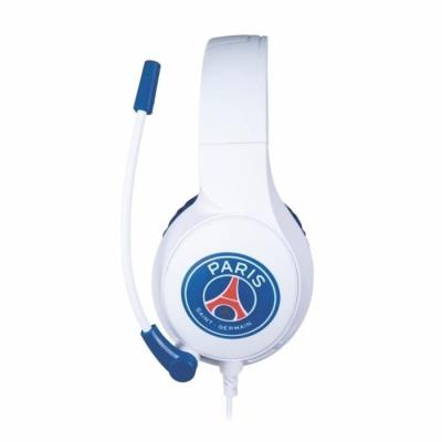 Casque gaming filaire KONIX - Micro 45° - Blanc et bleu