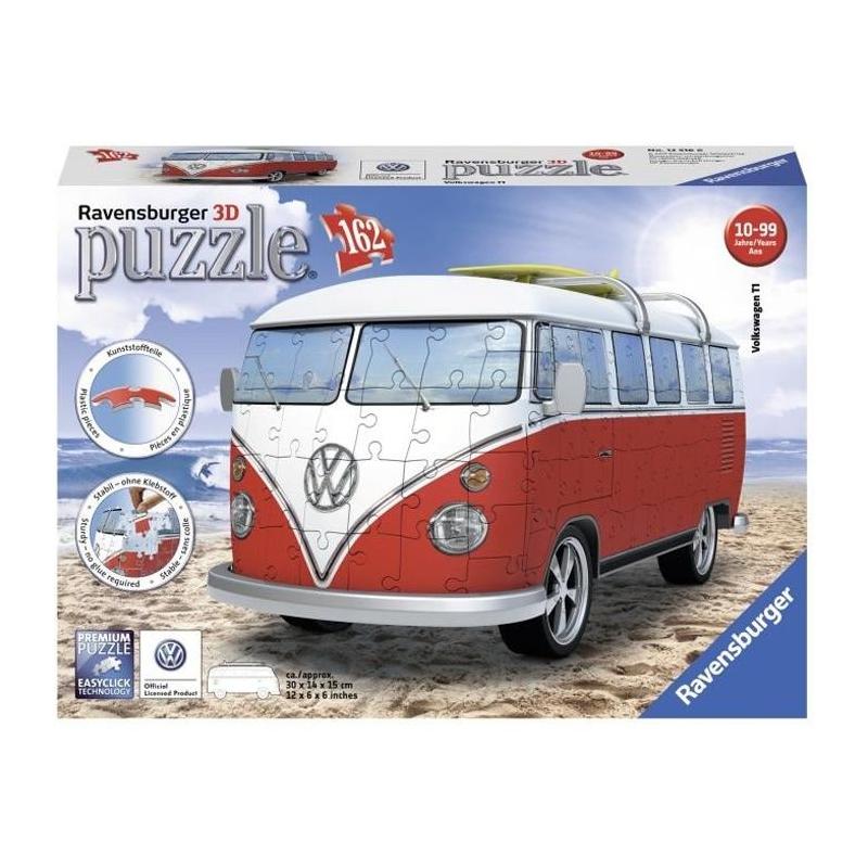 Puzzle 3D Combi T1 Volkswagen - Ravensburger - 162 pièces