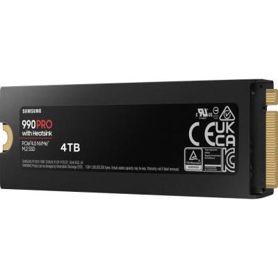 SSD Samsung 990 PRO 4 To avec dissipateur - Performances ultimes