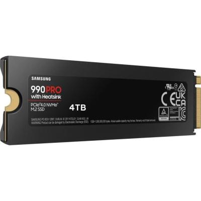 SSD Samsung 990 PRO 4 To avec dissipateur - Performances ultimes