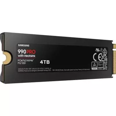 SSD Samsung 990 PRO 4 To avec dissipateur - Performances ultimes