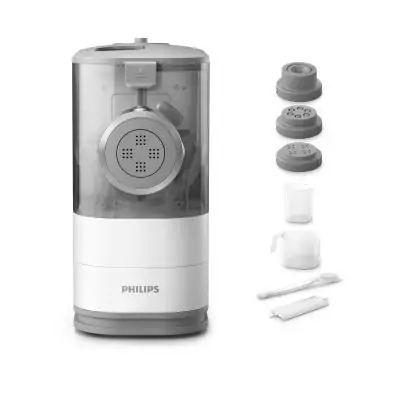 Philips Viva Collection HR2345 19 Machine à pâtes automatique compacte- 4 formes-Blanc Philips Viva Collection HR2345 19 Machine à pâtes automatique compacte- 4 formes-Blanc