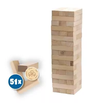 SES Creative Tour d'empilage en bois XXL