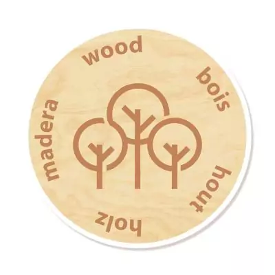 SES Creative Tour d'empilage en bois XXL