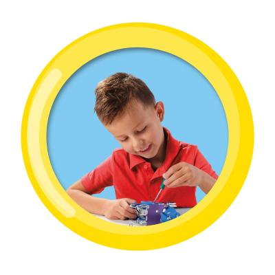 SES Creative Kit de construction de dinosaures en métal - Tricératops et spinosaure
