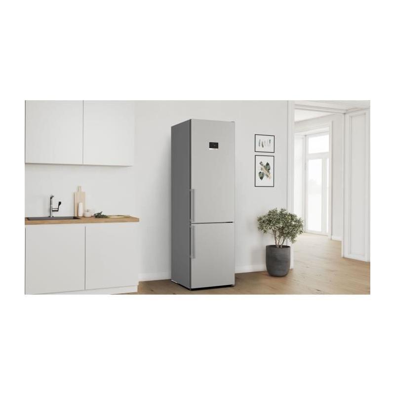 Réfrigérateur combiné BOSCH KGN39AIBT SER6 - No Frost - 363 L - inox