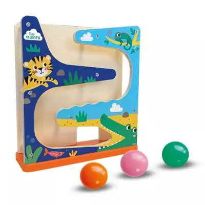 SES Creative Tiny Talents Circuit de boules en bois - Crocodile SES Creative Tiny Talents Circuit de boules en bois - Crocodile