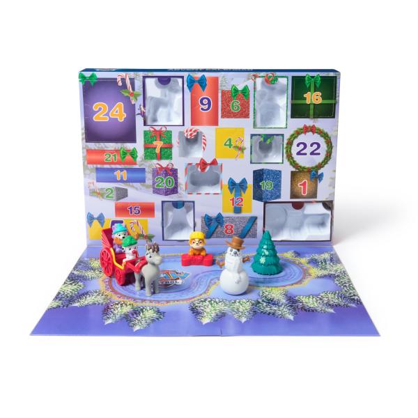 PAW Patrol - Pat Patrouille - Calendrier de l'Avent Pat Patrouille 2024 - Calendrier de L'Avent Noël 24 Surprises, Figurines Et