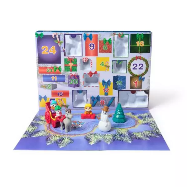 PAW Patrol - Pat Patrouille - Calendrier de l'Avent Pat Patrouille 2024 - Calendrier de L'Avent Noël 24 Surprises, Figurines Et