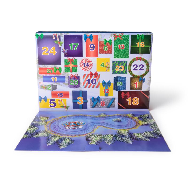 PAW Patrol - Pat Patrouille - Calendrier de l'Avent Pat Patrouille 2024 - Calendrier de L'Avent Noël 24 Surprises, Figurines Et